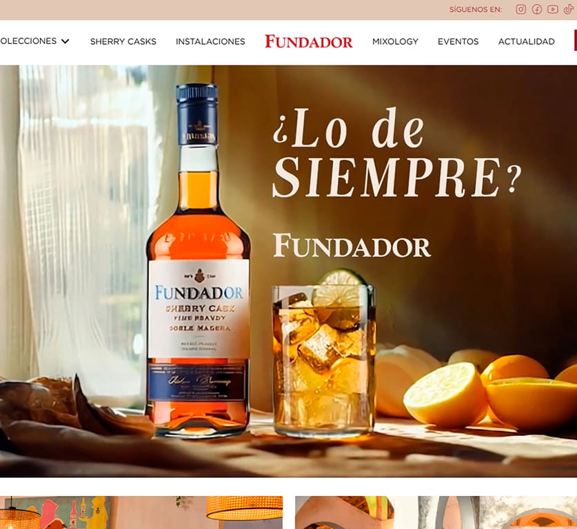 Portada Brandy Fundador